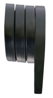 Black Straight Mud Flap Hanger - 3 Coils
