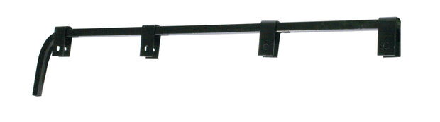 Black Straight Mud Flap Hanger - No Coil