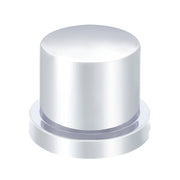 5/8" X 1" Chrome Plastic Flat Top Nut Cover - Push-On