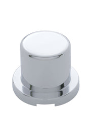 11/16" x 15/16" Chrome Plastic Flat Top Nut Cover - Push-On (10 Pack)