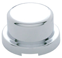 3/4" X 5/8" Chrome Plastic Flat Top Nut Cover - Push-On (10 Pack)