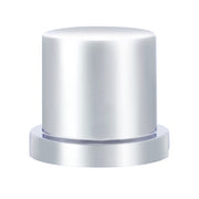 33mm X 1 5/8" Chrome Plastic Flat Top Nut Cover - Push-On