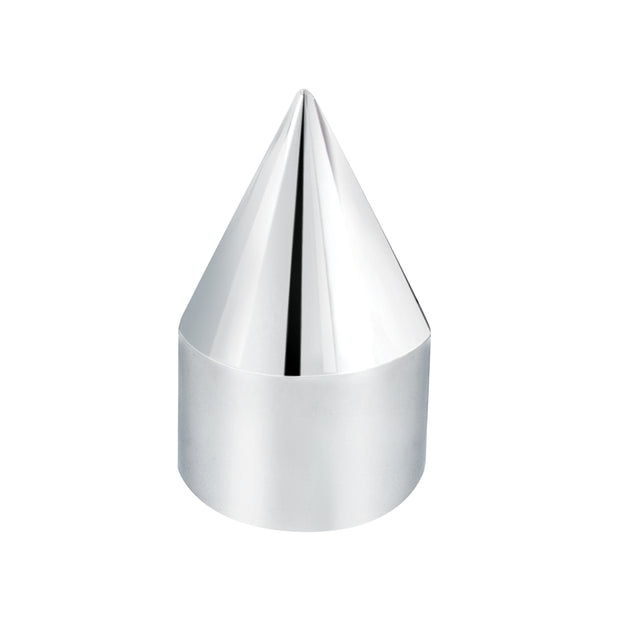 9/16" X 1 1/2" Chrome Plastic Spike Nut Cover - Push-On