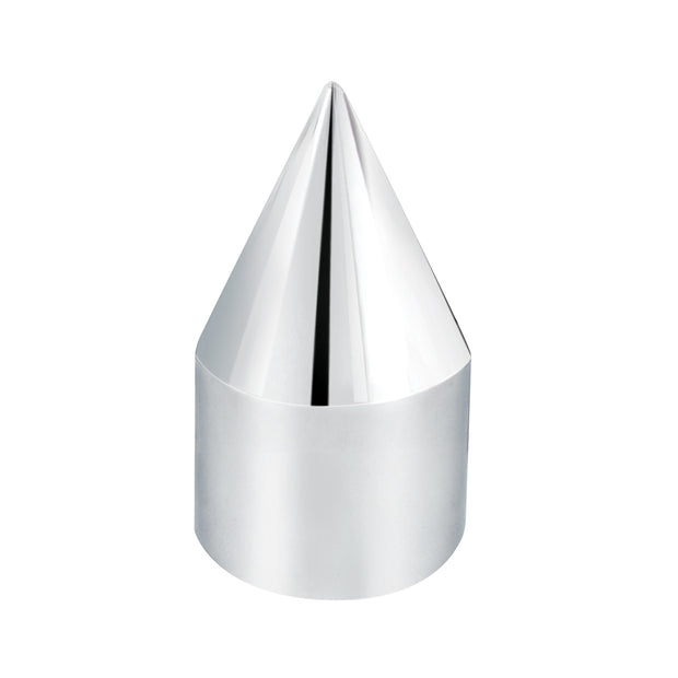 11/16" x 2 1/16" Chrome Plastic Spike Nut Cover - Push-On (10 Pack)