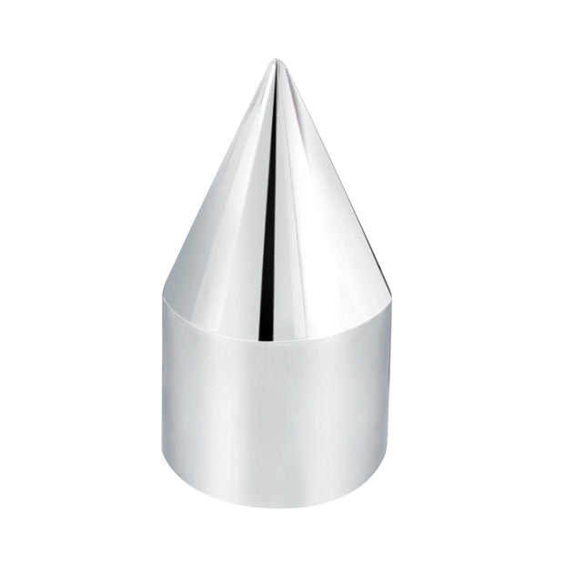 15/16" X 2 1/2" Chrome Plastic Spike Nut Cover - Push-On