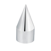 1-1/2" X 4-1/8" Chrome Plastic Spike Nut Cover - Push-On (60 Pack)