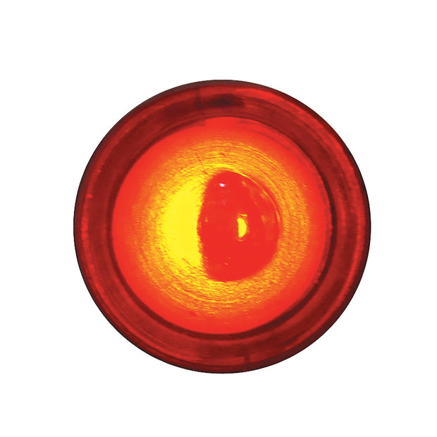 LED Bullet License Plate Fastener - Red (2 Pack)