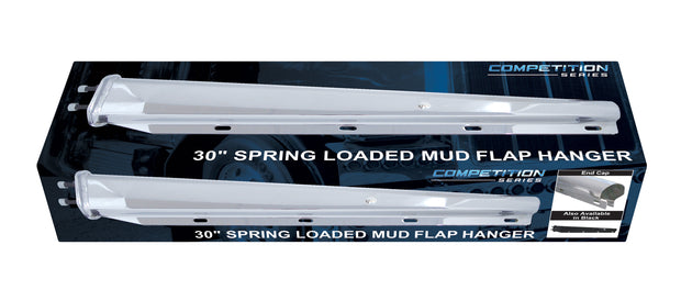 30" Chrome "Competition Series" Heavy Duty Mud Flap Hanger - 2 1/2" Bolt Pattern