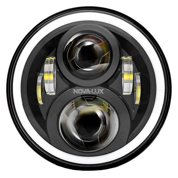 HEADLIGHT 7" PROJECTOR W/COLOR SHIFT HALO PAIR