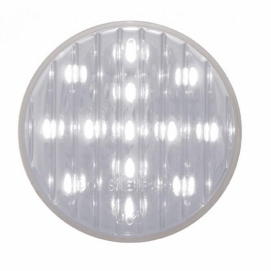 13 WHITE LED 2 1/2" AUXILIARY/UTILITY FLAT LIGHT - CLEAR LENS 