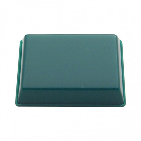  DOME RECTANGULAR DOME LIGHT LENS - GREEN