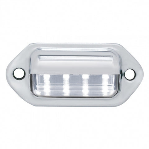 CHROME 4 WHITE LED UTILITY/LICENSE LIGHT