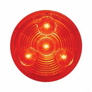 4 RED LED W/ 2 1/2" LOW PROFILE CLEARANCE/ MARKER LIGHT - RED LENS 