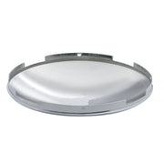 4 Even Notched Stainless Steel Pointed Front Hub Cap - 7/16" Lip