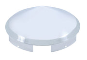 5 Even Notched Stainless Steel Pointed Front Hub Cap - 1" Lip