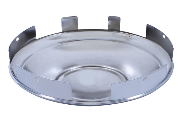 Universal Stainless Steel Classic Front Hub Cap - 1" Lip