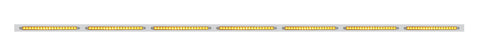 94" Stainless Steel Light Bracket w/ Seven 19 LED 12" Reflector Light Bars - Amber LED/Clear Lens