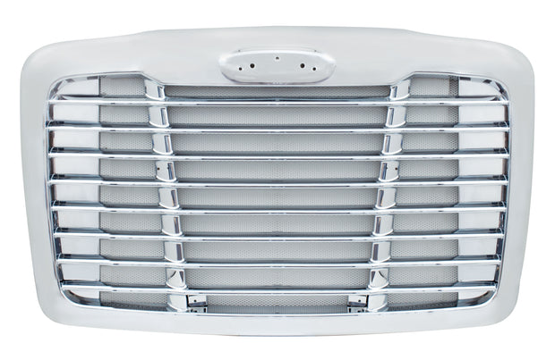 Chrome Grille w/Chrome Bug Screen For 2008-2017 Freightliner Cascadia