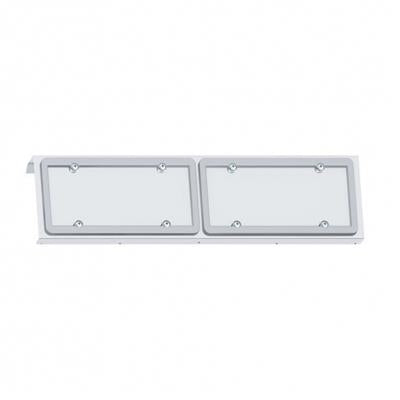 Stainless 2 License Plate Holder For 2003+ Volvo VN