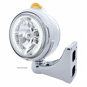 HEADLIGHT W/ DUAL FUNCTION TOP MOUNT LIGHT - 34 CRYSTAL HALOGEN