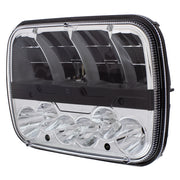 High Power LED 5"x7" Headlight with Polycarbonate Lens & Housing