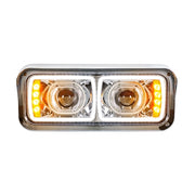 High Power LED Projection Headlight with LED Turn Signal & 100% LED Position Light Bar