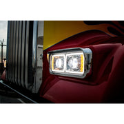 High Power LED Projection Headlight with LED Turn Signal & 100% LED Position Light Bar