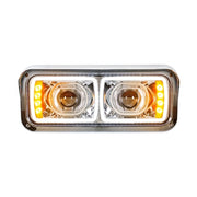 High Power LED Projection Headlight with LED Turn Signal & 100% LED Position Light Bar