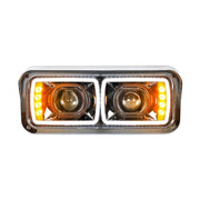 High Power LED Projection Headlight with LED Turn Signal & 100% LED Position Light Bar