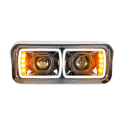 High Power LED Projection Headlight with LED Turn Signal & 100% LED Position Light Bar