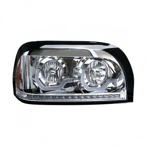 Freightliner Century Headlight w/ LED Turn Signal & Light Bar