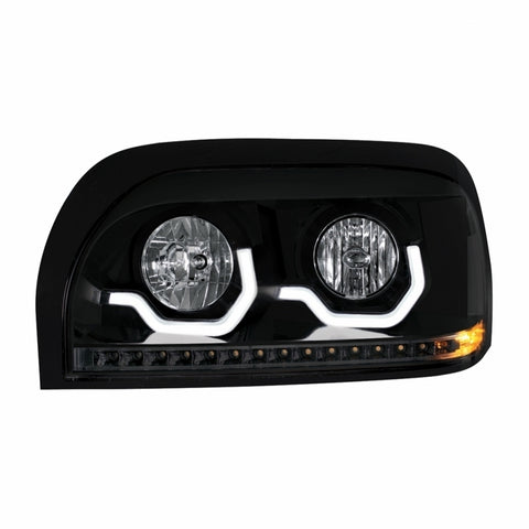 Freightliner Century Headlight w/ LED Turn Signal & Light Bar