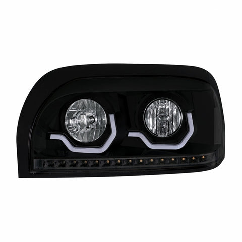 Freightliner Century Headlight w/ LED Turn Signal & Light Bar