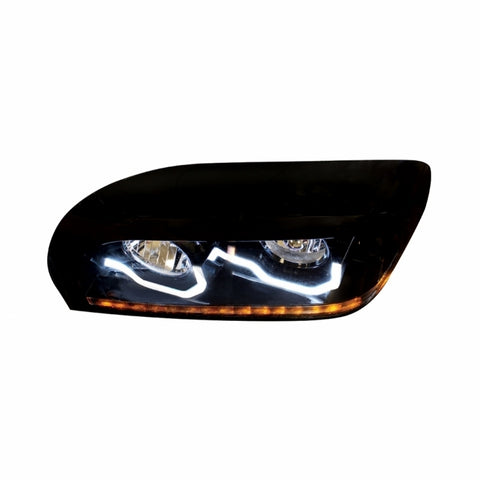 Freightliner Century Headlight w/ LED Turn Signal & Light Bar