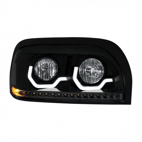 Freightliner Century Headlight w/ LED Turn Signal & Light Bar