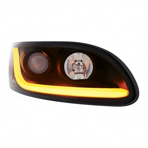 Peterbilt 386/387 Projection Headlight w/ LED Dual Function Light Bar