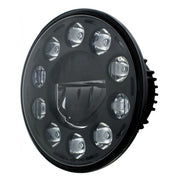 11 High Power LED 7" Crystal Headlight - Blackout