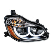 Chrome Projection Headlight w/ LED Position Light For 2013+ Kenworth T680