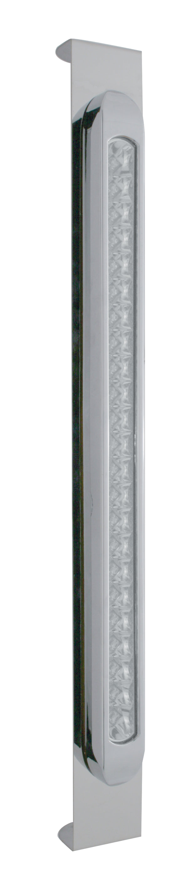 Mirror Bracket w/ 23 LED 17 1/4" Light Bar & Bezel - Amber LED/Clear Lens