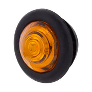 1 LED Mini Clearance Light Amber LED With Amber Lens w/ Rubber Grommet