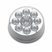 9 AMBER LED 2 1/2" REFLECTOR CLEARANCE/MARKER LIGHT - AMBER LENS