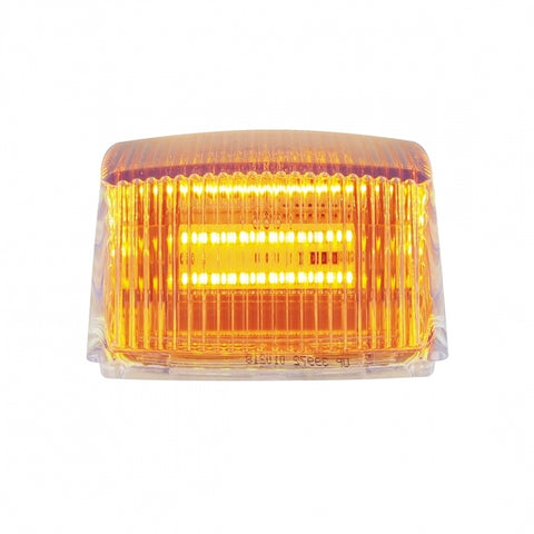 36 AMBER LED RECTANGULAR CAB LIGHT - AMBER LENS