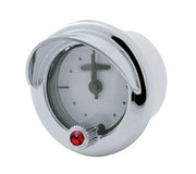 Freightliner Clock Bezel w/ Visor - Red Diamond