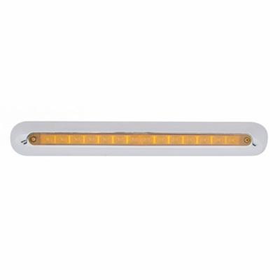 Freightliner 14 LED 12" Mirror Light Bar - Amber LED/Amber Lens