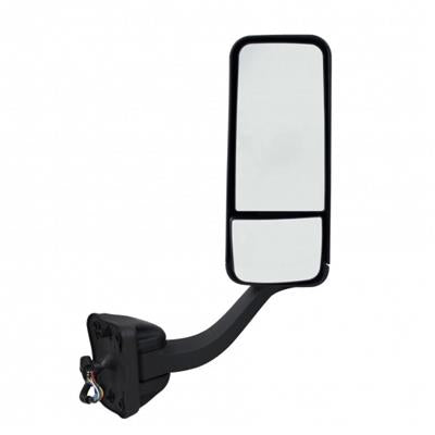 Black Mirror Assembly With Heated Mirror For 2008-2017 Freightliner Cascadia -Passenger