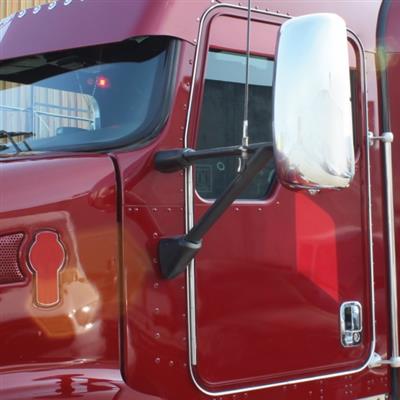 Chrome Heated Mirror Assembly For Kenworth T600/T660/T800 -Passenger