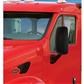 Black Mirror Cover For Peterbilt 387/587 & Kenworth T2000/T700 -Driver