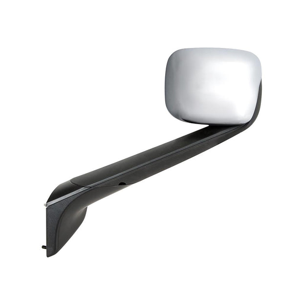 Chrome Hood Mirror With Heated Lens For 2018-2020 Freightliner Cascadia -Driver