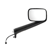 Black Hood Mirror With Heated Lens For 2018-2020 Freightliner Cascadia -Passenger