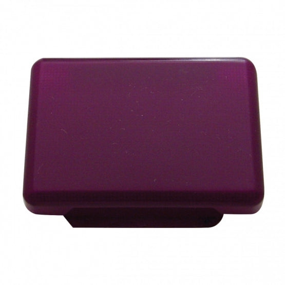  RECTANGULAR DOME LIGHT LENS - PURPLE